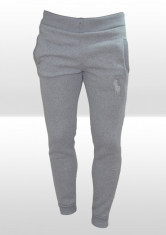 Pantaloni de trening Ralph Lauren - Polo - Conici de bumbac - Gri - XS S - MODEL NOU foto