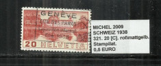 ELVETIA 1938 -321. 20C. foto