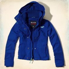 Geaca Abercrombie &amp;amp;Fitch- Hollister All-Weather S, noua originala ALBASTRA foto