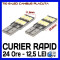 BEC AUTO LED LEDURI POZITIE T10 (W5W) - 6 SMD 5730 CANBUS FARA EROARE - POZITII, PLAFONIERA, NUMAR PLACUTA INMATRICULARE - CULOARE ALB XENON 6000K