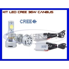 KIT LED LEDURI CREE 36W 12V, 24V - D2S -3200 LM, APRINDERE INSTANTA