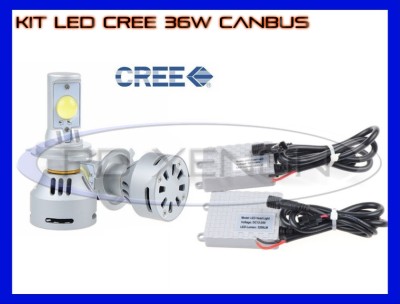 KIT LED LEDURI CREE 36W 12V, 24V - D2S -3200 LM, APRINDERE INSTANTA foto