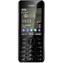 Telefon nokia 206 dual sim black foto