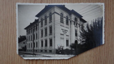 Vedere/CP-Craiova-Liceul Comercial de Baieti Gh Chitu-cu cenzura militara foto