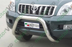 Bullbar inox Toyota Land Cruiser KDJ 125 omologat foto