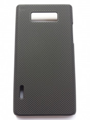 HUSA / CARCASA LG OPTIMUS L7 BLACK MESH -- + -- BONUS -- FOLIE PROTECTIE ECRAN SI LAVETA foto