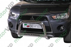 Bullbar personalizat omologat inox Mitsubishi Outlander 2010 foto