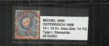 AUSTRIA 1858 - OSTERREICH - 15l. 15Kr.