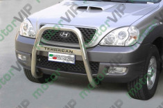 Bullbar personalizat inox Hyundai Terracan 2004 omologat foto