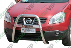 Bullbar personalizat inox Nissan Qashqai 2007-2010 omologat foto