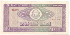 bancnota-ROMANIA-10 Lei 1966 foto