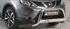 Bullbar inox Nissan Qashqai 2014 omologat foto