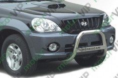 Bullbar personalizat inox Hyundai Terracan 2001-2004 omologat foto