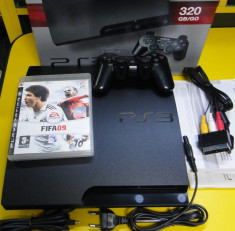 Vand Consola Sony Playstation 3 - PS3 cu hard 320Gb +Joc BluRay Fifa in cutia originala impecabil, poze reale, Livrare cu Verificare FanCourier/Posta foto