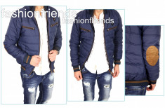 Geaca tip ZARA fashion bleumarin - Geaca slim fit - Geaca casual - Geaca fashio - CALITATE GARANTATA - cod produs: 3151 foto