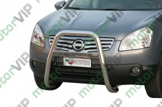 Bullbar personalizat inox Nissan Qashqai 2008 omologat foto