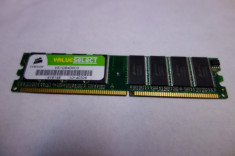 Memorie RAM DDR DDR1 CORSAIR 1Gb (1pcs) 400Mhz - TESATA-perfect functionala ! foto reale ! foto