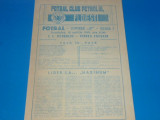 Program meci fotbal PETROLUL Ploiesti - UNIREA Focsani 16.04.1989