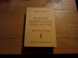 MARTURII ROMANESTI PESTE HOTARE * Mica Enciclopedie de Creaatii Romanesti * Vol. I ALBANIA-GRECIA -- Virgil Candea -- 1991, 602 p. + XXXII imagini