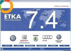 ETKA 7.4 - CATALOG PIESE ORIGINALE GRUPUL VAG AUDI SEAT SKODA VW foto