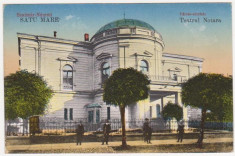 Satu Mare,Teatrul Notara,necirculata,animatie, 1917 foto