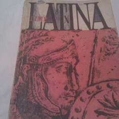 LIMBA LATINA MANUAL CLASA X ,BOGAT ILUSTRATA,EDITURA DIDACTICA 1970