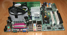 Kit placa de baza Intel HP sk 775 + Procesor Pentium 4 3Ghz + 1gb ddr ( 4 x 256 mb ) + cooler, TESTAT, GARANTIE scrisa 6 luni. Poze reale. foto