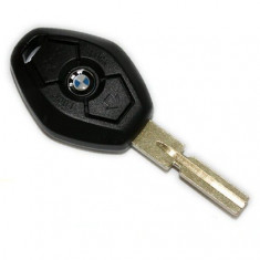 Carcasa cheie BMW lamela 4 track HU58 cu emblema siliconica foto