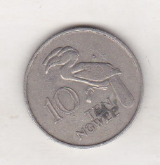 bnk mnd zambia 10 ngwee 1968 foto