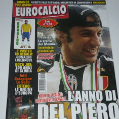 Revista fotbal EUROCALCIO din anul 2005 (Liverpool, Boca JUNIORS, ETC...)