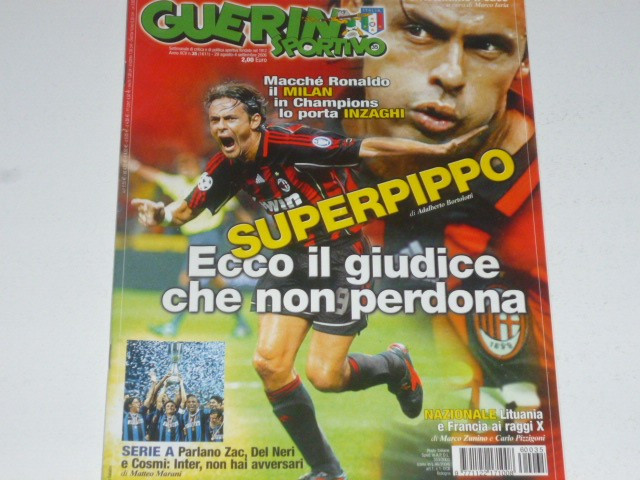 Revista fotbal GUERIN SPORTIVO (Italia-AC MILAN,INTER, etc...) 2006