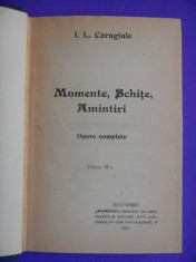 MOMENTE SCHTE AMINTIRI Ion Luca Caragiale an ap. 1919 foto