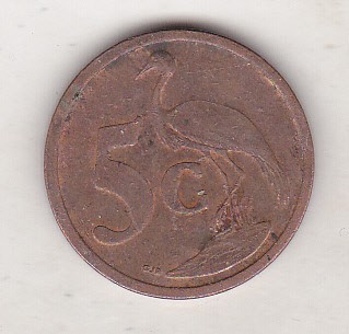 bnk mnd Africa de Sud 5 centi 2006 foto