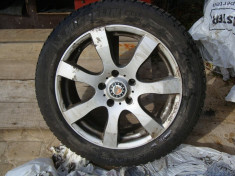 Jante Aliaj 17 5x120 cu Anvelope Michelin Alpin 225 50 17 pentru iarna impecabile Opel Insignia sau alte modele 5x120 et 41 foto