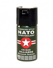 Spray Nato Paralizant cu Pulverizare Fog Destinat Autoapararii 40 ML foto