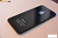 carcasa capac baterie iPhone 4 negru foto