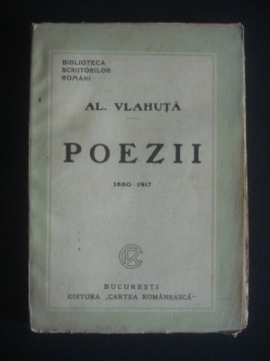 AL. VLAHUTA - POEZII {editie veche} foto