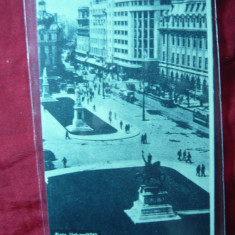 Ilustrata Bucuresti - Piata Universitatii , interbelica , Ed. Librariei Socec