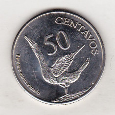 bnk mnd Galapagos 50 centavos 2008 unc , pasare