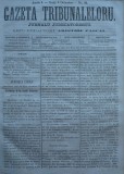 Cumpara ieftin Gazeta tribunalelor , nr. 32 , an 1 , 1861