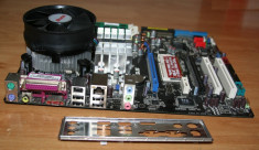 KIT Placa de baza Asus P5N-E SLI-tablita+Procesor Core 2 Duo E6750 2.66Ghz+Cooler Akasa+4gb ddr2 667. TESTAT.GARANTIE scrisa 6 luni. POZE REALE. foto