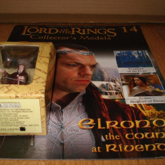 Figurina din plumb - LOTR - ELROND at the Council at Rivendell + revista 1:29