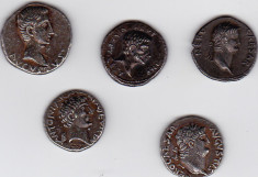 MONEDE ROMANE : Denarius Denarii- Nero Augustus Brutus M.Antony ++ MONEDA TARA ROMANEASCA ; REPLICI foto