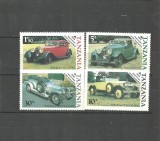 TANZANIA 1986 - AUTOMOBILE DE EPOCA, serie nestampilata , F130, Nestampilat