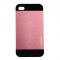 Husa MOTOMO roz Iphone 4 4S + folie protectie ecran + expediere gratuita Posta