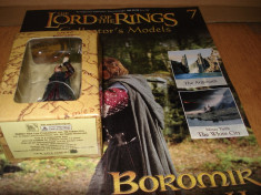 Figurina din plumb - LOTR - BOROMIR at AMON HEN + revista 1:29 foto