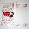 Folie protectie fata si spate Love Hello Kitty iPhone 4 4s foto