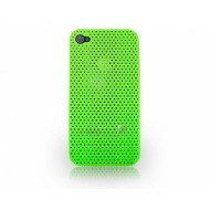 Husa bumper iPhone 4 4s perforata verde foto