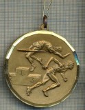 ATAM2001 MEDALIE 303 - ATLETISM - PANGLICA TRICOLORA -ROMANIA -starea care se vede