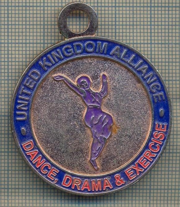 ATAM2001 MEDALIE 278 - UNITED KINGDOM ALLIANCE - DANCE, DRAMA &amp;amp; EXERCISE -starea care se vede